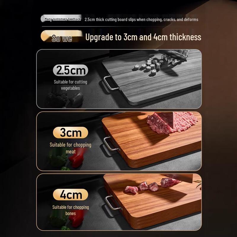 Zhi Shi Rosewood Cutting Board with Handle