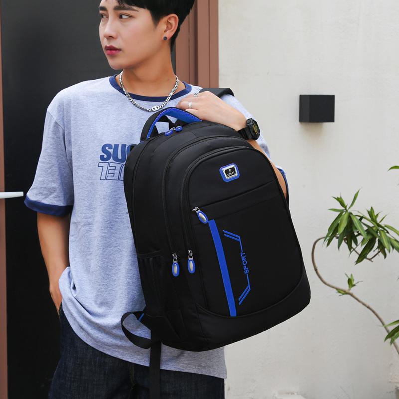 Schoolbag Large Capacity Backpack Outdoor Travel Backpack Business Commuter Computer Sports Leisure Student School Bag Wholesale Lightweight