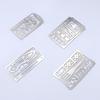 Stainless Steels Fishing Hook Card Outdoor Survivals Multitool Card Survivals Gear Card for Huntings Fishing Hikings