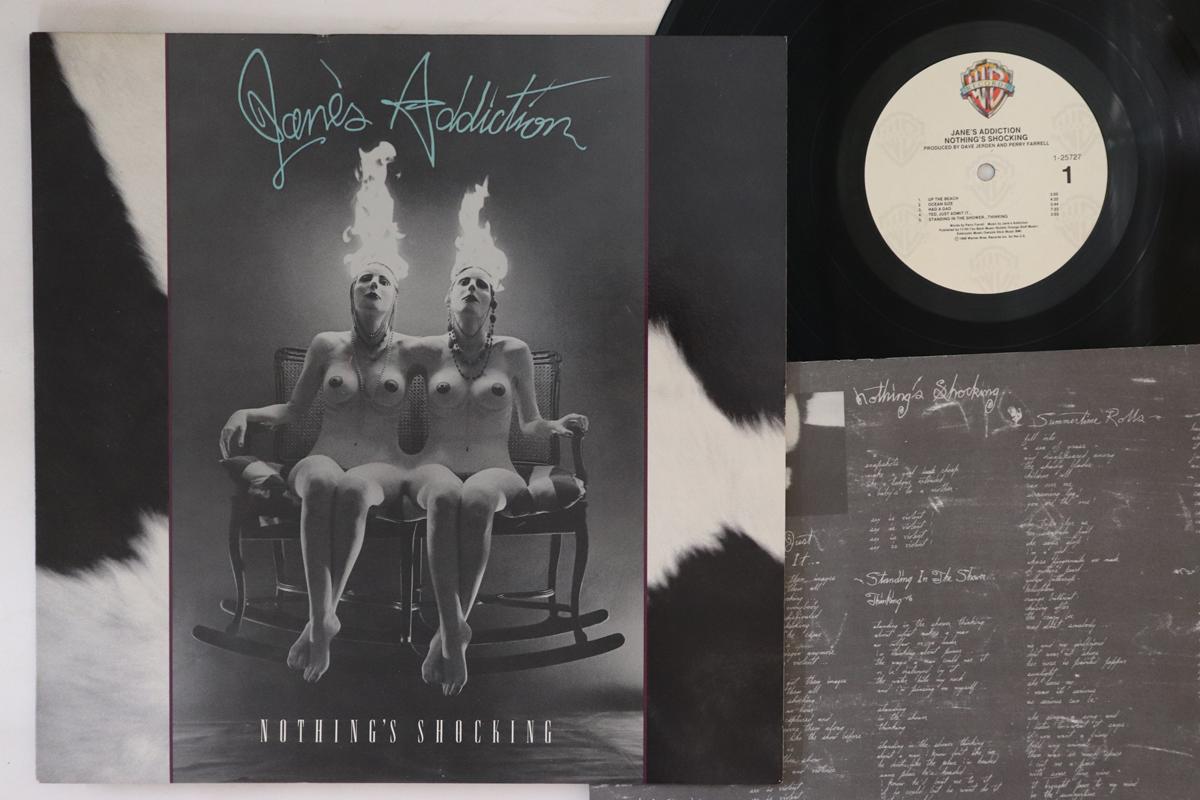 

LP Record JANE S ADDICTION - Nothing s Shocking 125727 WARNER BROS 1988 US Rock Used