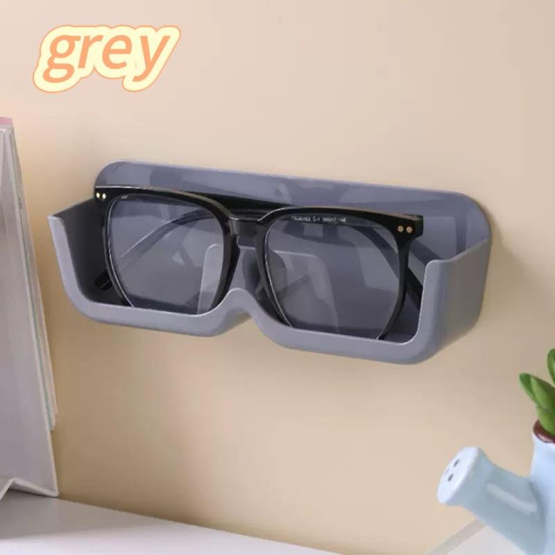 1/2/3pcs Glasses Storage Box Wall Mounted Perforated Glasses Frame Glasses Sunglasses Display Rack Sunglasses Display Rack