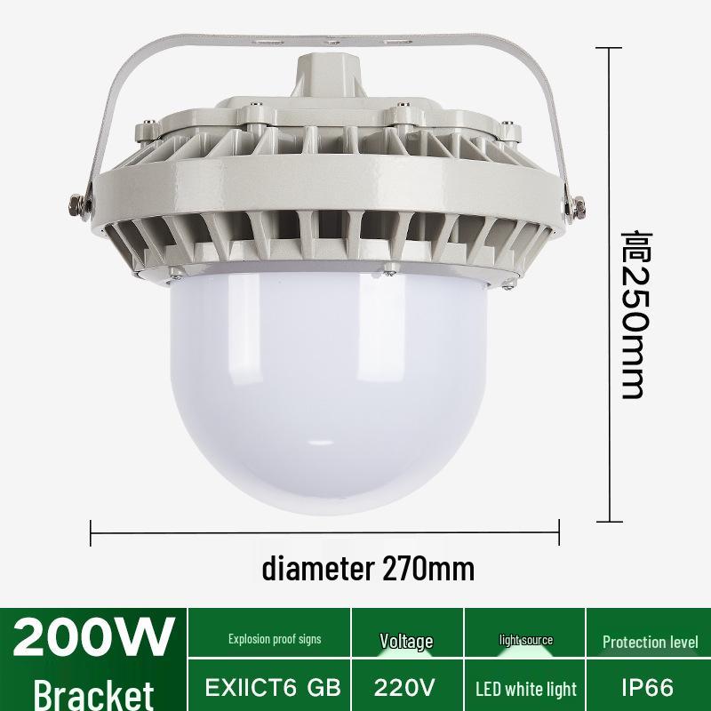 Explosion-Proof LED Light for Power Plants & Hazardous Chemical Workspaces