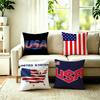 The American Flag Pillow Case Square DoubleSided Sofa Cushion Cover Bedroom Bedside Pillow