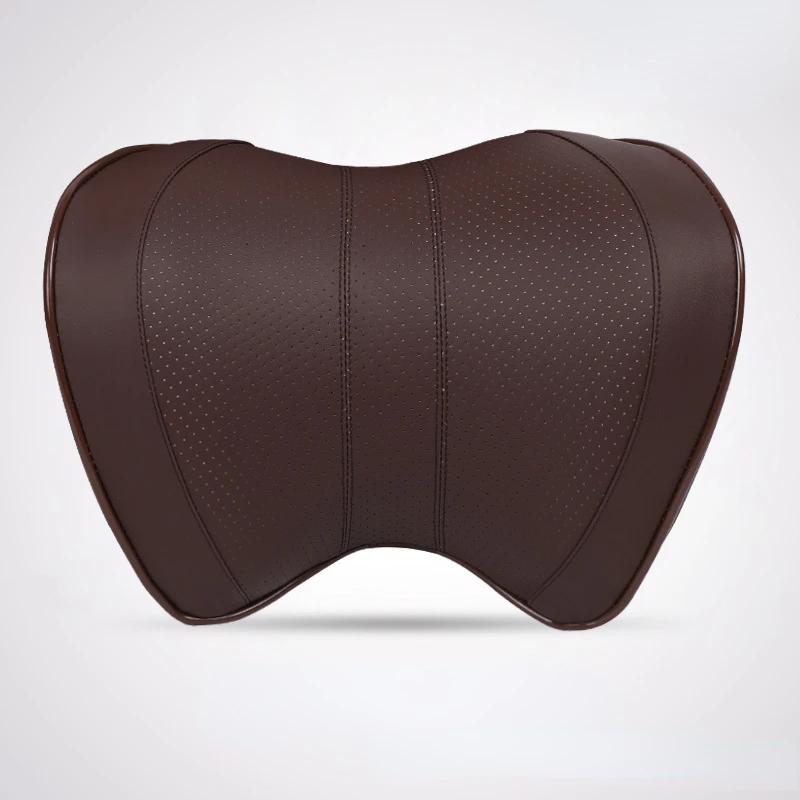 Car Headrest Neck Pillow For Seat Chair In Auto Memory Foam Cotton Cushion Fabric Cover Soft Head Rest Travel Office Support