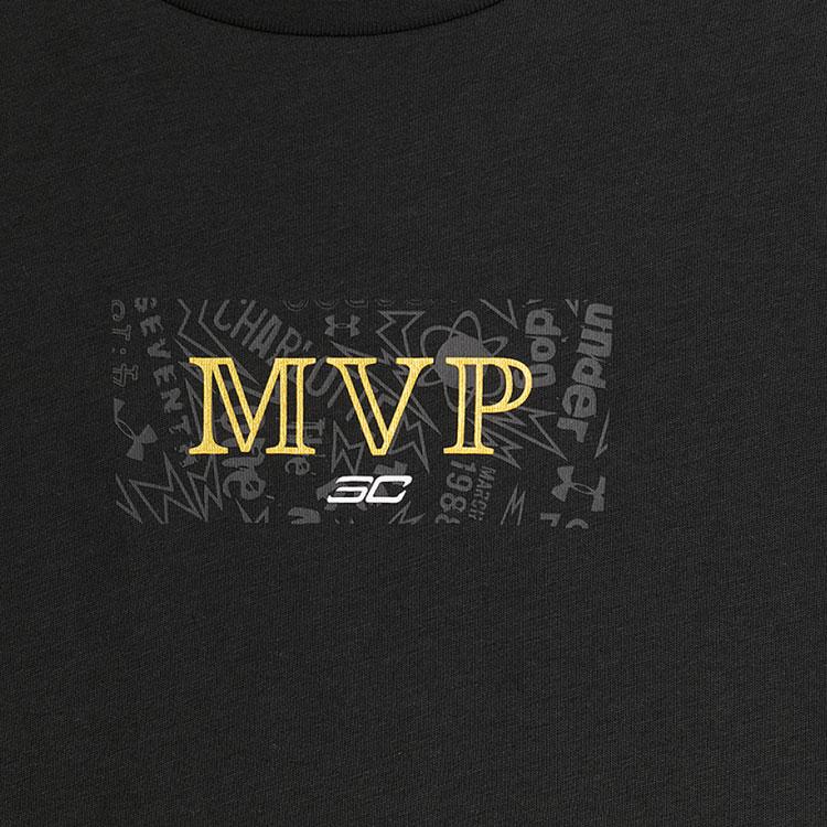 Under Armour Round Neck Straight Cut T-Shirt Men Tops Black 1371283-001