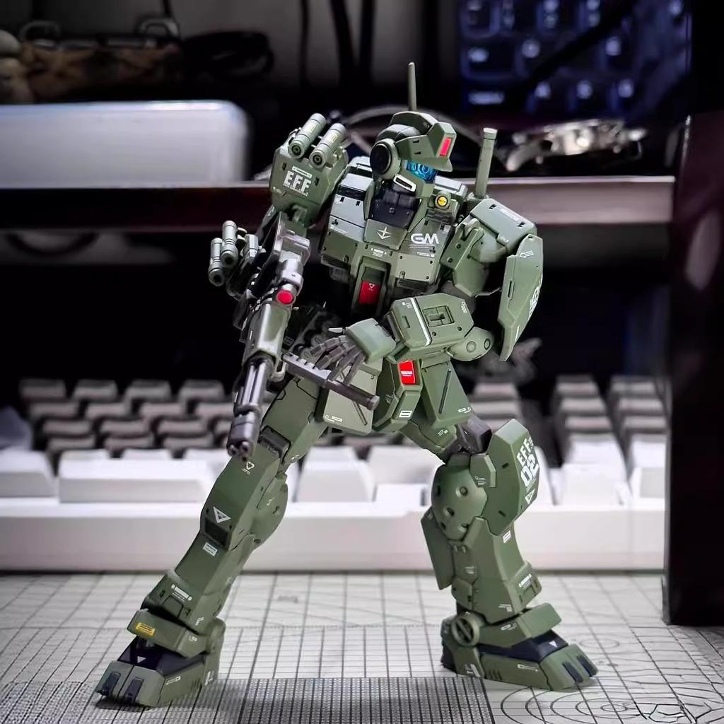 XFS HG1/144 GM Spartan Desert Color Scheme Mech Assembly Model Kit Action Figures Desktop Decoration Doll Boy's Puzzle Toy Gift