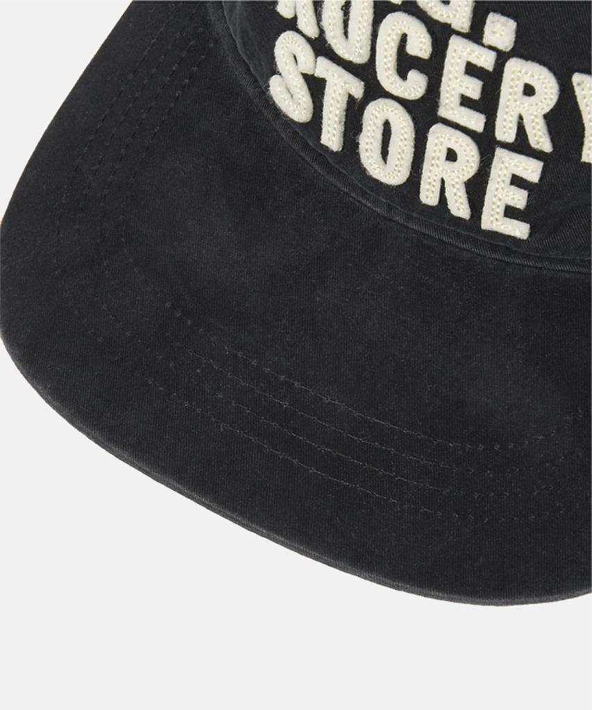 ESPIONAGE Grocery 5Panel Vintage Cap Black