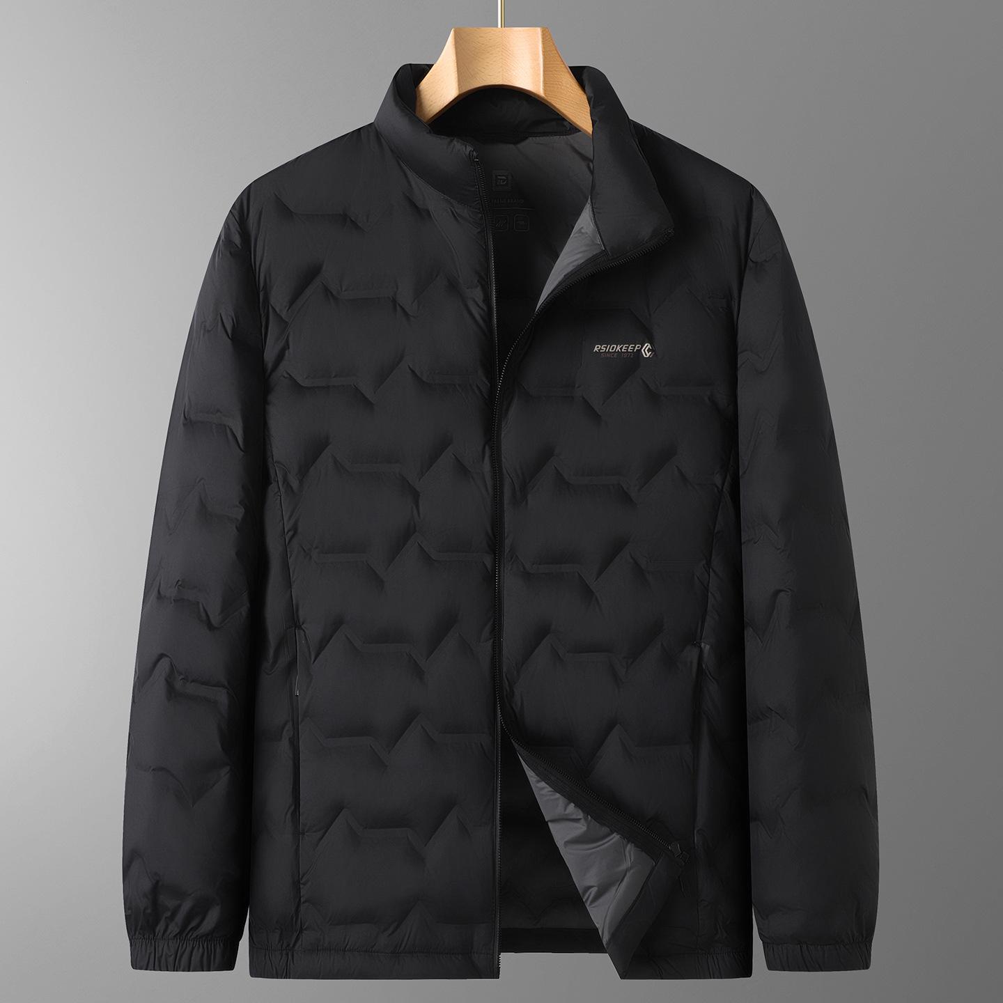 

2025 Men s Plus Size Stand-up Collar Winter Jacket - Fat Little Brother Collection 6XL (210-230 jin)