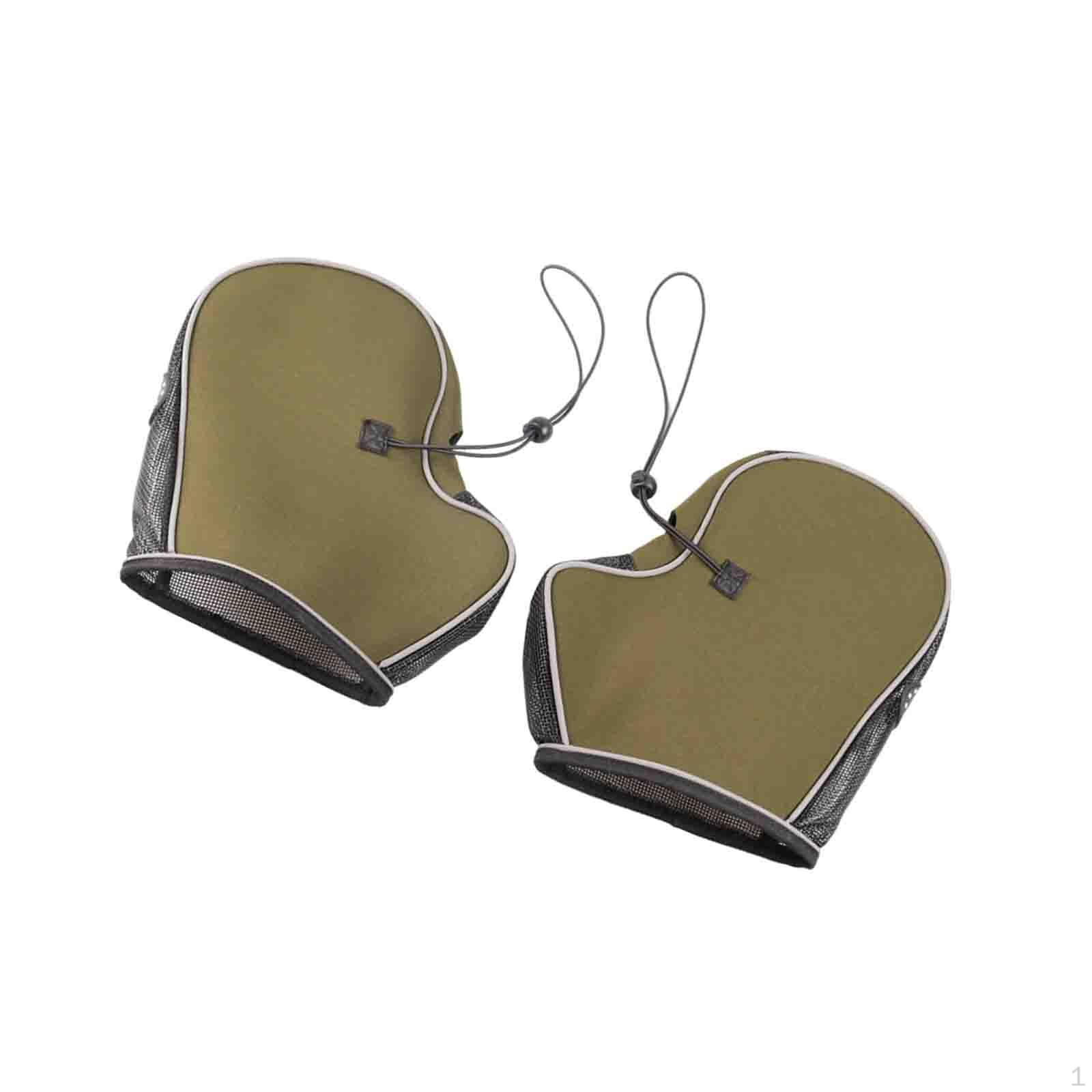 

Рукавиці для керма мотоцикла, 2 шт., Скутер, сонцезахисні рукавиці, Вітрозахисна дихаюча ручка оливковий