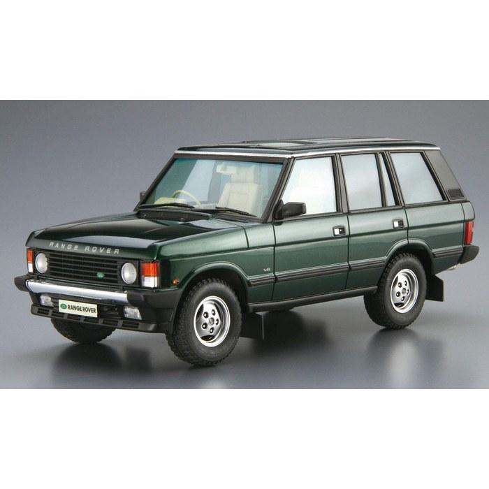Aoshima 1/24 The Model Car Series No. 120 Land Rover LH36D Range Rover Classic 1992 Plastic Model White