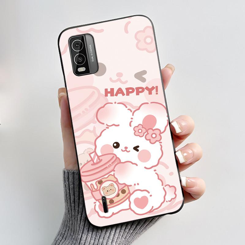 Phone Case for Nokia C210 C110 C300 Cases Luxury Dragon Cute Cool Boys Girls Black Soft TPU Protective Cover Shockproof Fundas