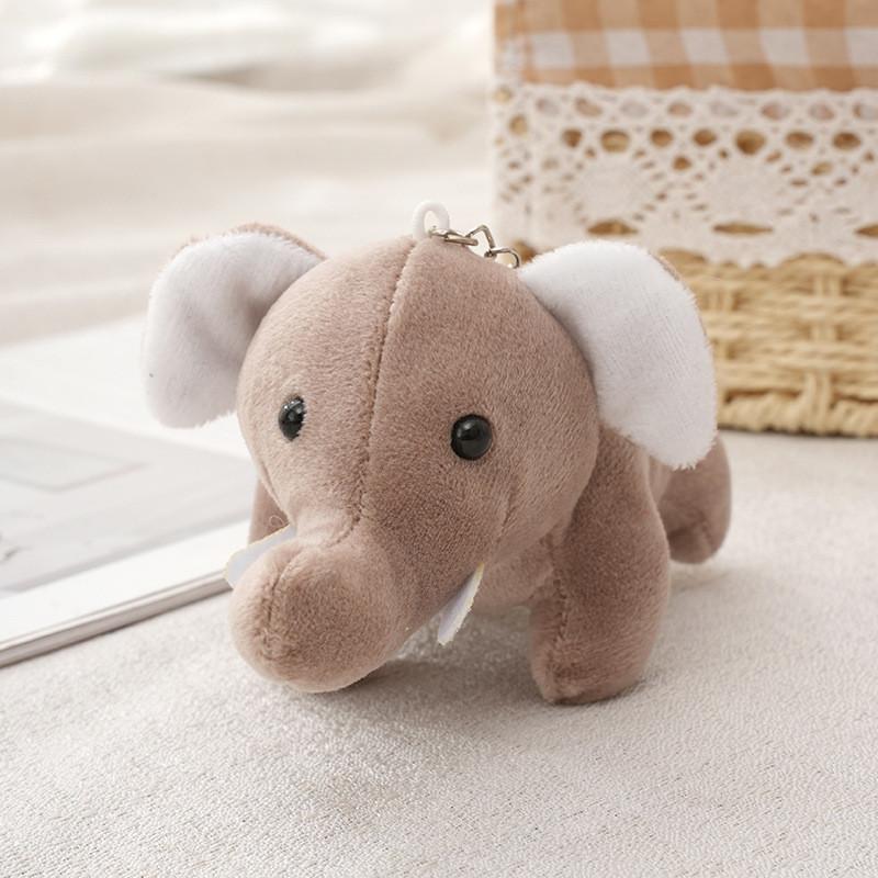 Soft And Cuddly Plush Animal Keychain For Kids Cute Jungle Safari Design
