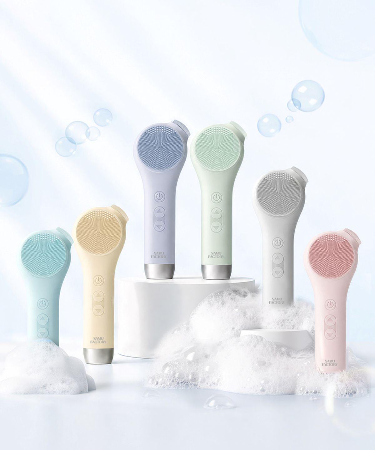 [Nose Brush] Dual Brush High-Frequency Vibrating Cleanser Purple