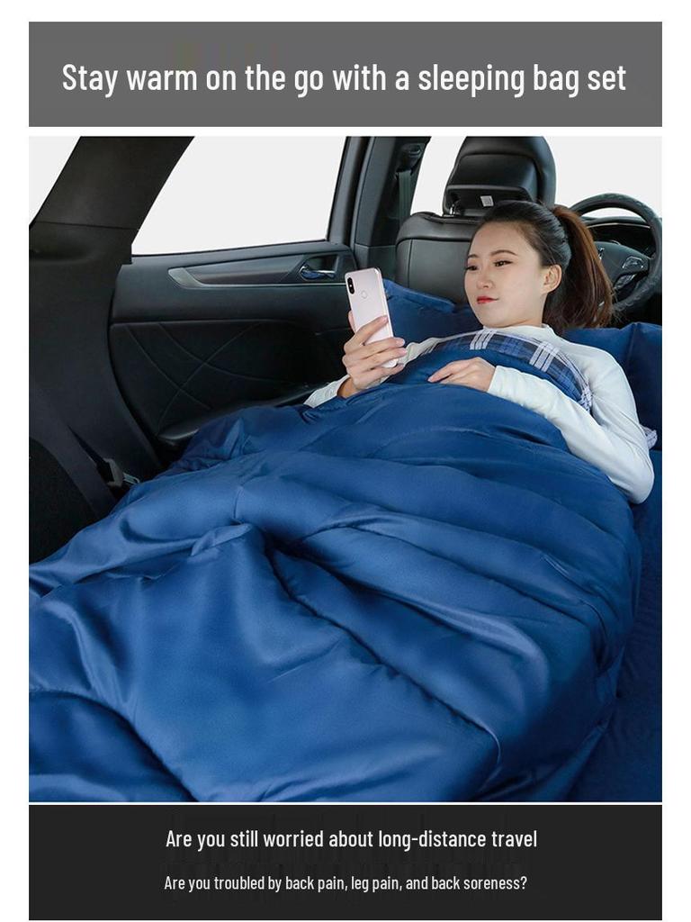 Automated Inflatable Car Mattress for SUV Trunks and Rear Seats
