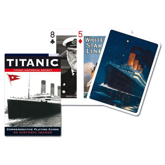 Jeu de cartes Titanic - Marque Titanic - Modèle Unique - Cartes à jouer - Jeu de cartes