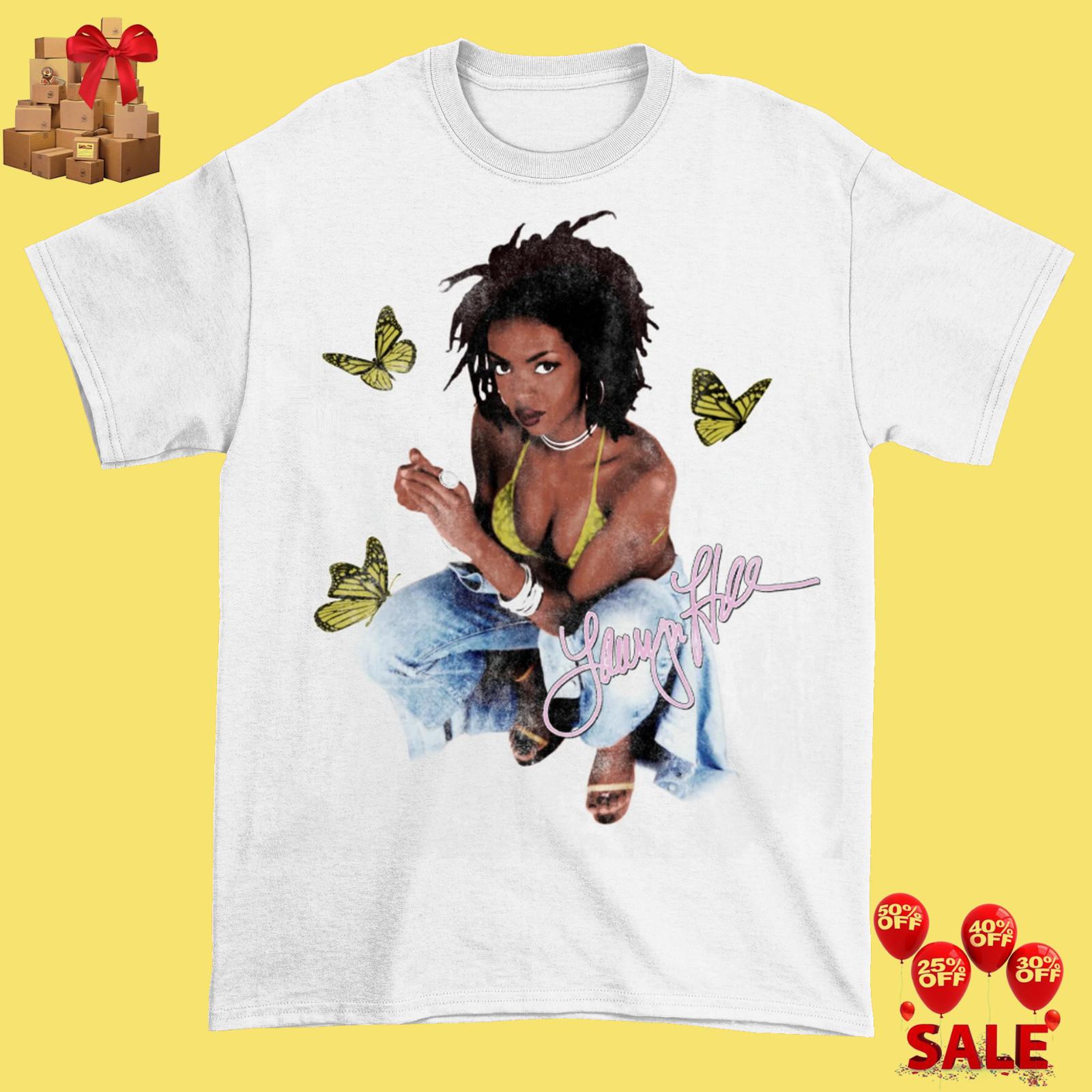 Lauryn Hill Vintage Graphic White Unisex ALl size shirt D2297 XL