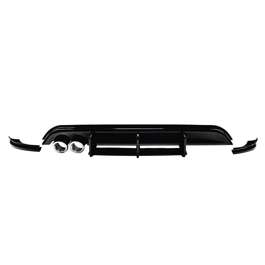 

For Volkswagen VW Polo Mk5 6R 2009-2014 Rear Bumper Lip Valance Diffuser Rear Spoiler Exterior Styling Body Kit Car Accessories чорний