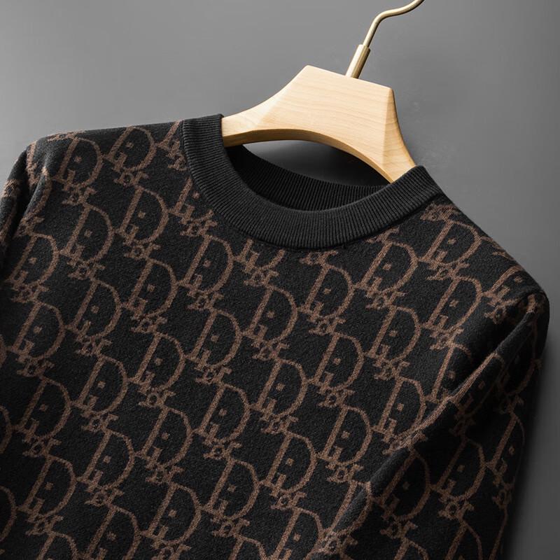 Herren Übergröße Winter Thermo Wollmischung Strickpullover