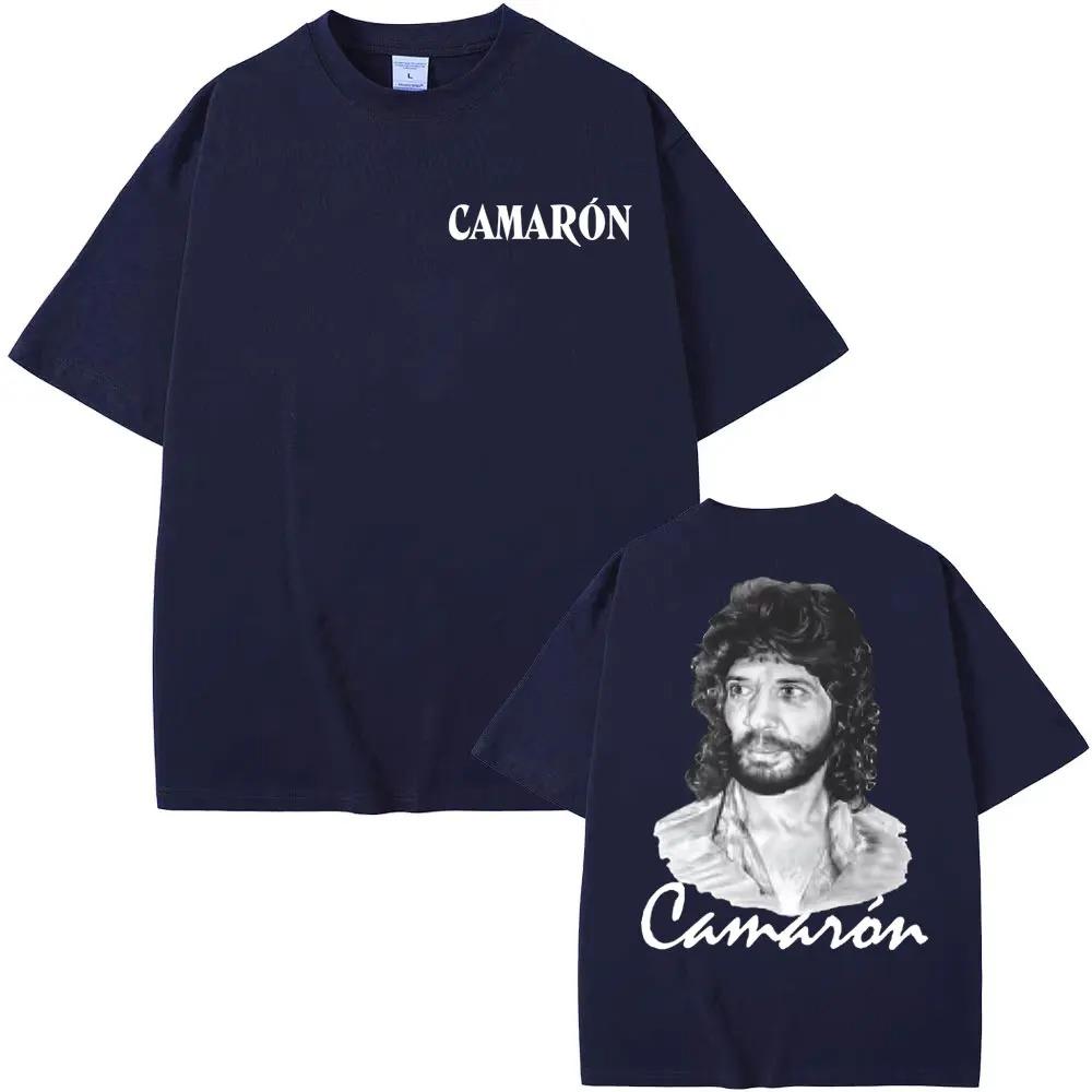 Camaron De La Isla Album Graphic TShirt  Unisex High Street Hip Hop Gothic Style Casual Bestselling 100 Cotton TShirt
