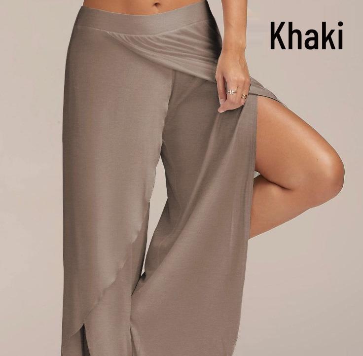 Pantaloni de yoga cu picioare largi pentru femei: 11 Culori, 8 Mărimi - Stil European și American Bestseller