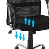 Adjustable Swivel Computer Desk Chair with Mesh Back Support Home Office Decor