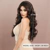 New Ladies Wig T-Part Lace Wigs Black and Brown Big Waves Mid-point Lace Wig Full Headgear Beauty Decoration
