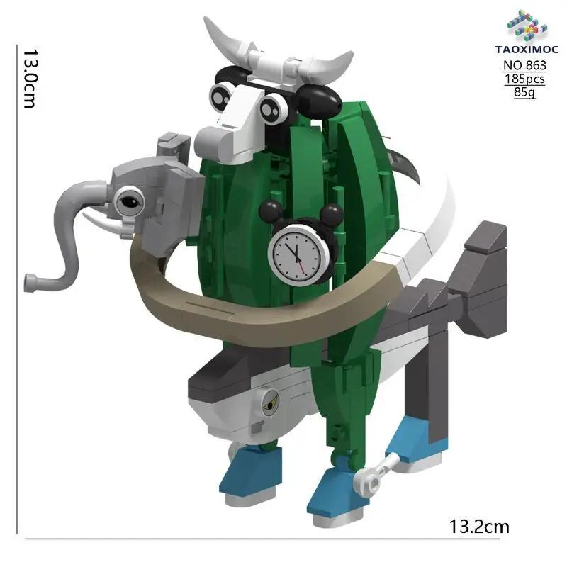 Italian Brainrot Monster Series Block Toy Tung Tung Tung Sahur Tralalelo Tralala Kids Building Blocks Collectibles Toys Gifts