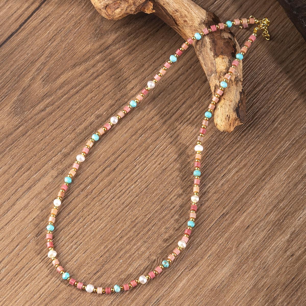 

Розкішне намисто-підвіска з натурального кристала для светрів