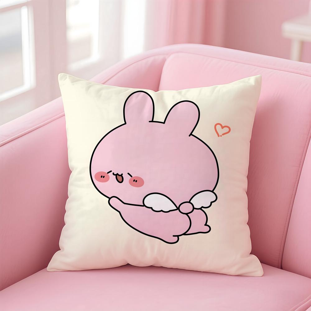 Asamimichaan Asleep Cushion Cover Home & Car Multi-Scene Pillow Cover - Reversible, Soft & Durable for Daily Use