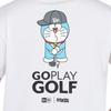 New Era Golf Short Sleeve Doraemon Size S MID NECK TEE DORAEMON WHI Mid-Neck T-Shirt, Collaboration, White, (GF SS)