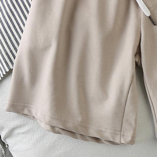 Side and Back Pockets Summer Relaxing  Solid Color  Thin Side and Back Pockets Mid Rise Male Shorts Activewear Shorts