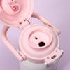 Portable 400ml Vacuum Cup Cute Cartoon Durable Water Bottle 316 Stainless Steel High-Capacity Thermal Mug for Office Workers