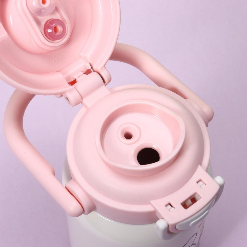 Cute Cartoon Insulated Cup 400ml Baby Water Bottle New Vacuum Cup for Office Workers
