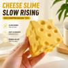 Slow Rebound Cheese Squishy Toy Simulated Dairy Snack Squeeze Gadget Sticky Suction Hand Texture Soft Fluffy Food Model Anxiety