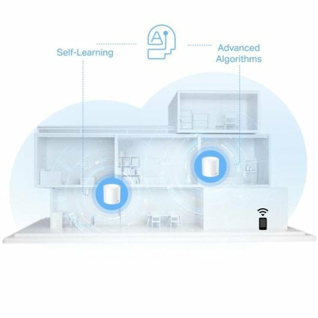 TP-Link Deco X10 Mesh WiFi System 1500Mbps 3er-Pack Weiß