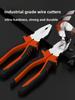 Electric Wire Pliers Large Opening Sharp Multifunction Tool for Cutting Twisting Gripping Metal Wires Heavy Duty Industrial Tool