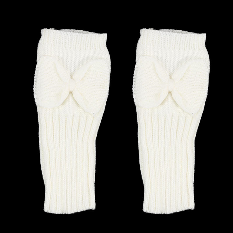 1Pair Long Fingerless Gloves Women Mitten Winter Arm Warmer Knitted Sleeve Soft Girls Anime Clothes Punk Gothic Lolita Gloves