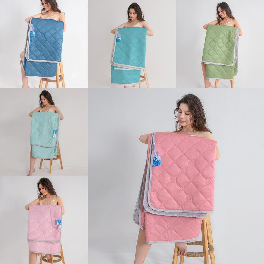 Solid Color Summer Air Conditioner Quilt With Waterwash Tencel Polyester Fill