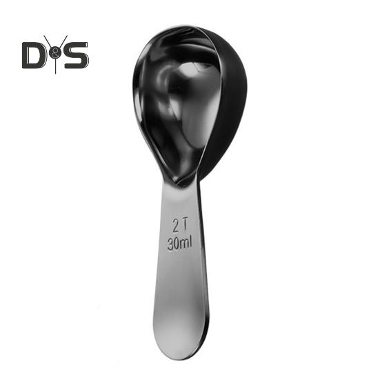 Coffee Scoop Stainless Steel Measuring Spoon 15/30ml Tablespoon for Ground Coffee Sugar Spices Short Handle Cooking Measurement Tool