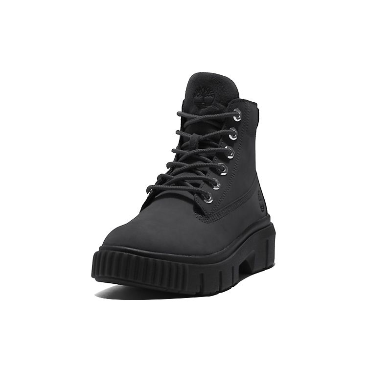 Timberland Greyfield Lace-Up Waterproof Durable Casual Comfortable Short Boots Women Boots Black A5RNG001