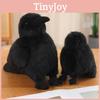 Realistic Crow Plush Toy For Home Decoration Perfect Gift For Kids And Dark Aesthetic Lovers