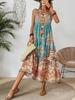 Plus Size Bohemian Elegantes Damenkleid Sommerurlaub Strand Sommerkleid Koreanische Damenkleidung Schlanke lange Kleider