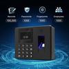 Plastic Fingerprint Attendance Machine Multifunctional Lunch Time Editor  USB Data Manage