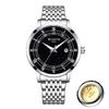 Top Brand Fashion Trend Simple Casual Calendar Men's Watch Steel Band Business Quartz Men's Watch
