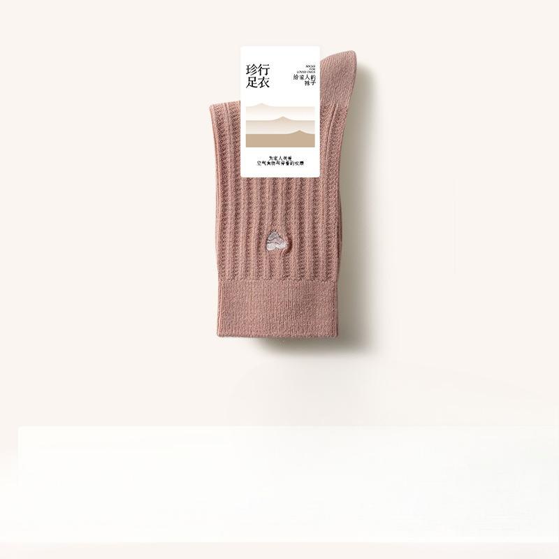 Wool Socks for Women, Mid-calf Socks, Thickened Wool Socks for Autumn and Winter, Cashmere Socks