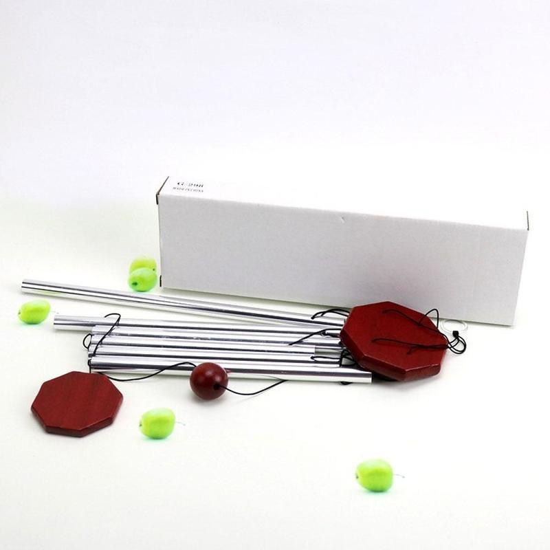 Große Windspiele Outdoor-Design Garten Veranda Balkon Home Dekoration Wind Glocken Ornament Redwood Windspiele Room Decor