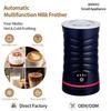 Magnetic Levitation Milk Frother with Temperature Display, 4-in-1 Hot/Cold Automatic Frother