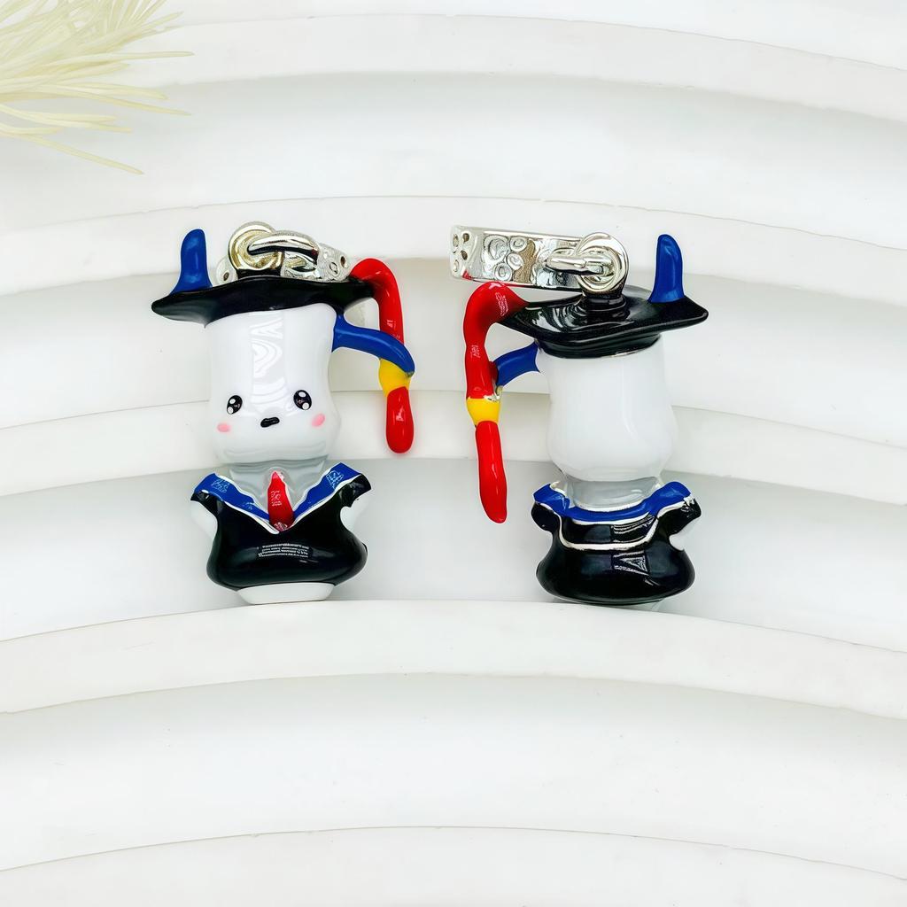 DIY Hand-Painted Pacha Dog Anime Beads for Cute Jewelry Making