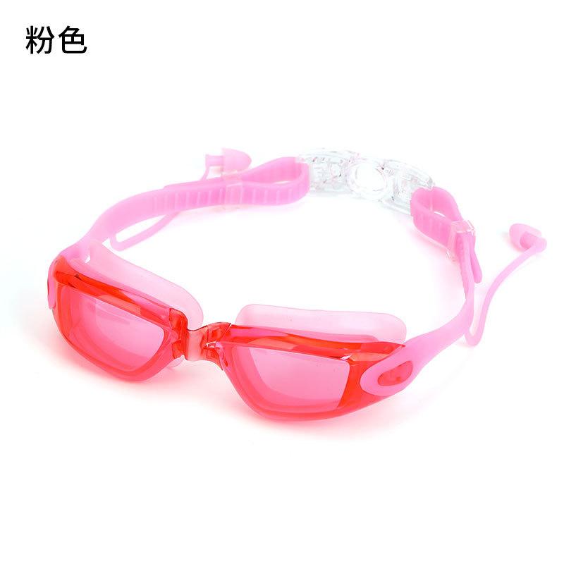 Erwachsene Anti-Beschlag Silikon Flachlicht Schwimmbrille Hohe Definition Sichtfeld Wasserdicht Schwimmbrille