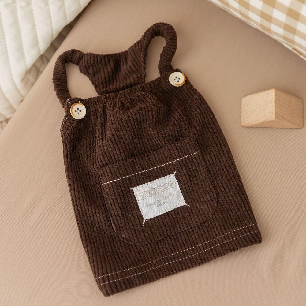 Podzimní a zimní oblečení pro mazlíčky Malý pes Odolné proti skvrnám Maillard Sukně na kšandy Bigbear Teddy Vycházková vesta Oblečení pro psy